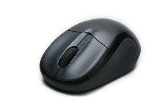 Computer mouse on white background Stock Photos