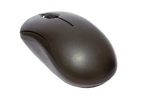 Computer mouse on white background Stock Photos