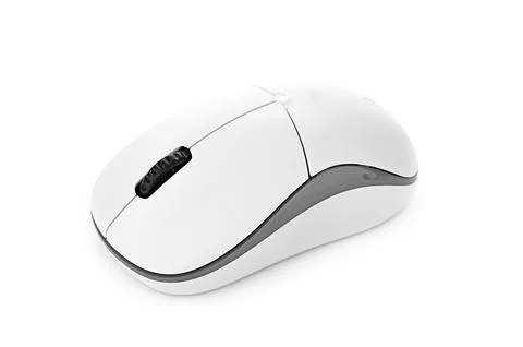 Computer mouse on a white background Stock Photos