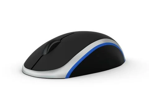 Computer mouse on a white background. top view イラスト素材
