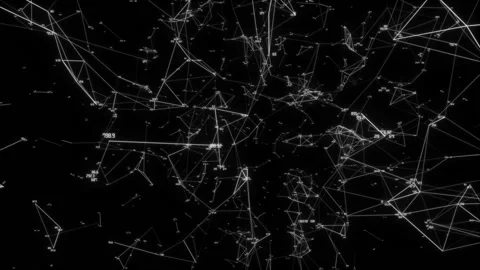 Computer network and data communication. An abstract background of internet Stock Footage 98373051
