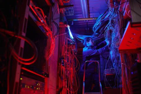 Computer Network Background 写真素材