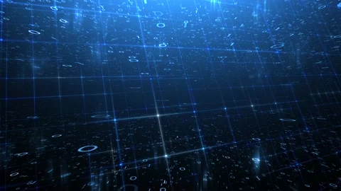 Computer network with binary numbers Vidéo 231634881