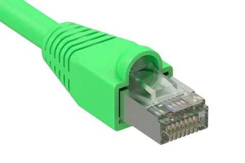 Computer network cable, 3D rendering Illustrazione stock