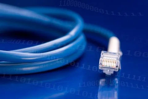 Computer network cable Stock-Fotos