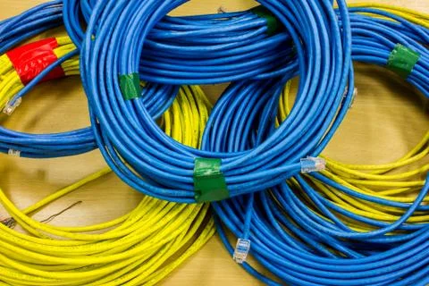 Computer network cable Foto stock