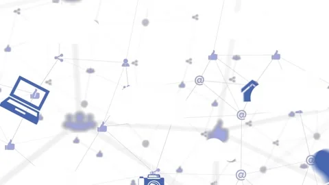 This is a computer network concept video that is digitally generated Stock Footage 329027102