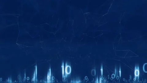 Computer network cyberspace background Видео 232253128