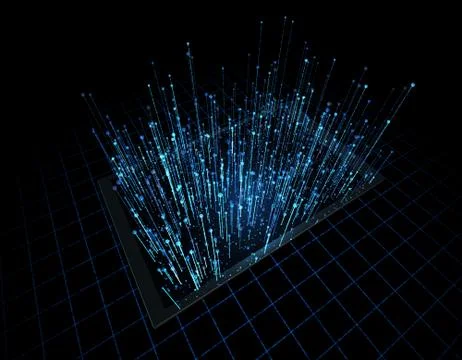 Computer network data communication, electronic technology Stock Illustration