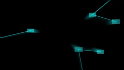 Computer network Fantasy Technology Background Stock Footage 123718071