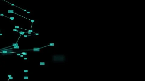 Computer network Fantasy Technology Background Stock Illustration