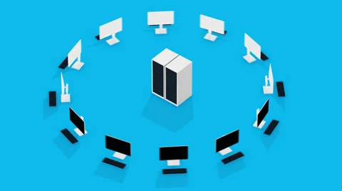 Computer Network Video stock 62342946