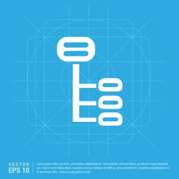 Computer Network Icon Illustrazione stock