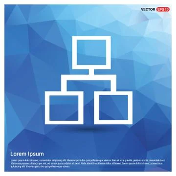 Computer network icon Illustrazione stock