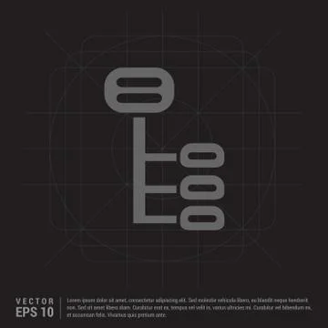 Computer Network Icon Illustrazione stock