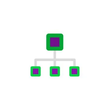 Computer network Icon Vector Stock Illustration