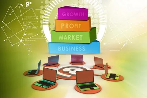 Computer network イラスト素材