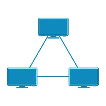 Computer Network Stock Illustration