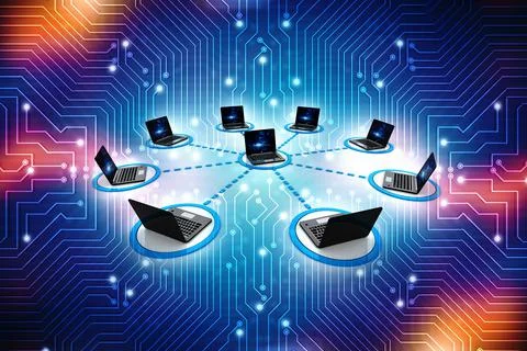 Computer network イラスト素材