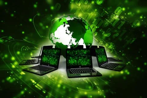 Computer network イラスト素材