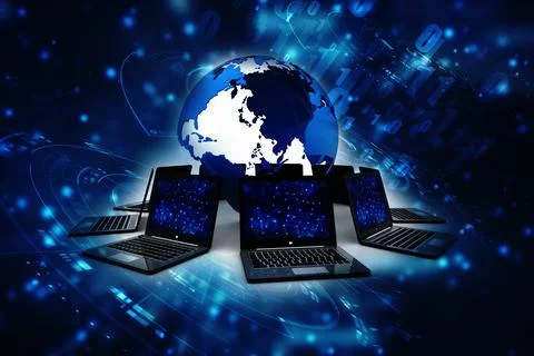 Computer network イラスト素材