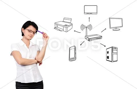 Computer network Stock Photos