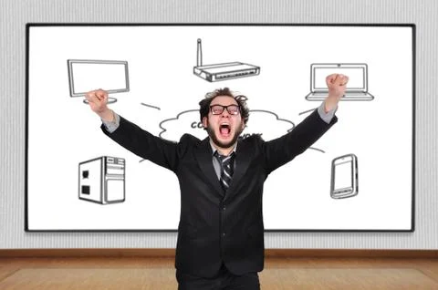 Computer network Stock Photos