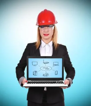 Computer network Foto stock