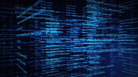 Computer network programming code language Stock Footage 166682346