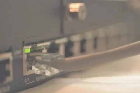 Computer network router Stock Photos