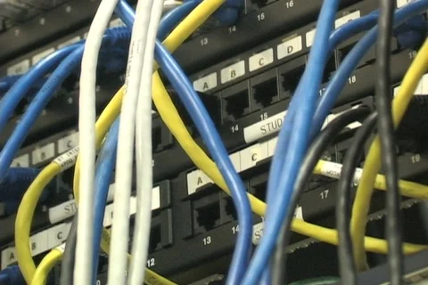 Computer network wiring Stock-Footage 306505