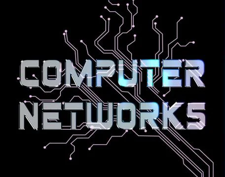 Computer Networks Indicating Networking Www And Server Illustrazione stock