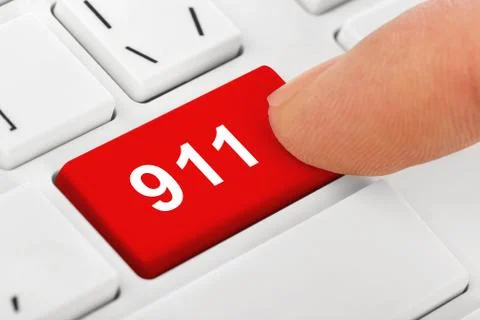 Computer notebook keyboard with 2017 key Stock Photos