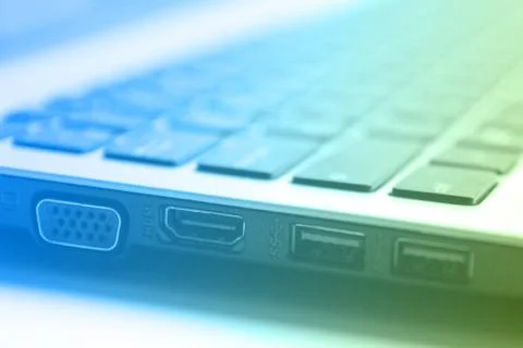 Computer (notebook) keyboard Stock Photos