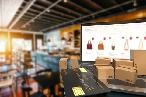 Computer Notebook Tablet laptop smartphone mobile technology digital credit.. Stock Photos
