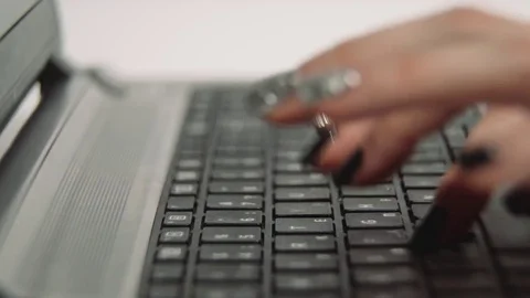 Computer, Notebook work video Stock Footage 85434837