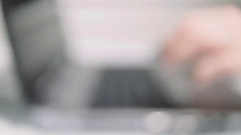 Computer, Notebook work video Stock Footage 85434857