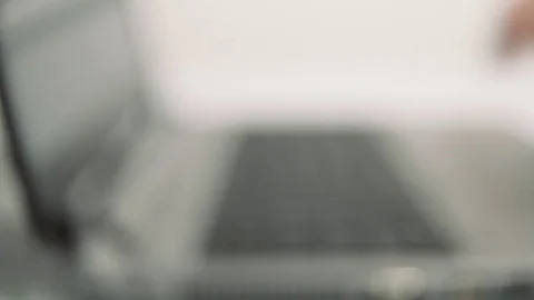 Computer, Notebook work video Stock Footage 85434866