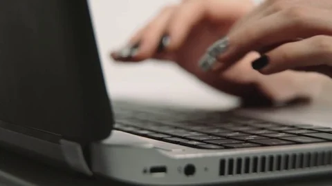 Computer, Notebook work video Stock Footage 85434868