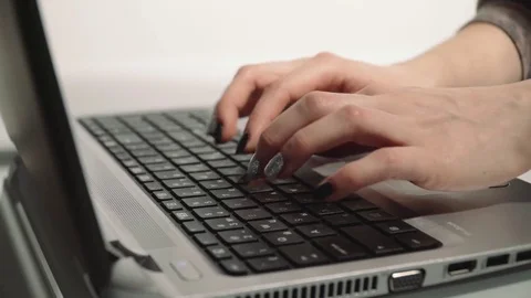Computer, Notebook work video Stock Footage 85434876