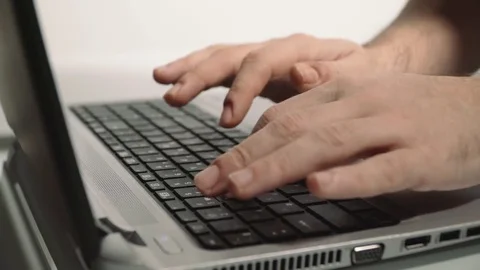 Computer, Notebook work video Stock Footage 85434888