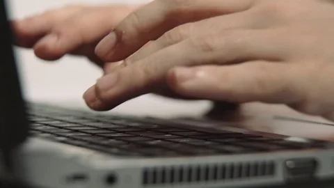 Computer, Notebook work video Stock Footage 85434911