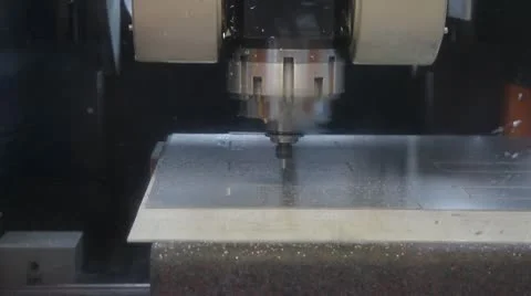 Computer Numerical Control (CNC) Machine Stockbeeldmateriaal 10764042