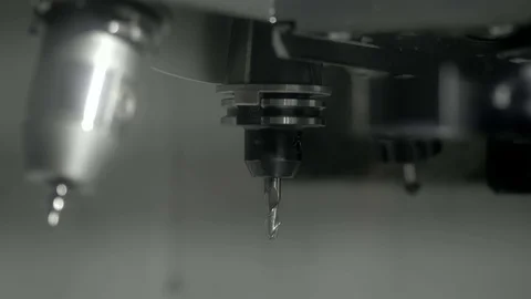 Computer numerical control for metallurgical processing. Cnc machine Stockbeeldmateriaal 79929663