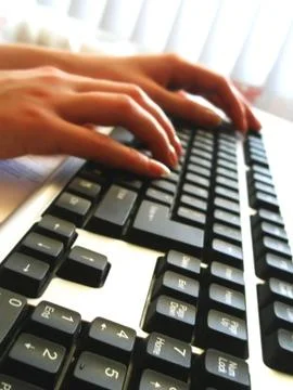 Computer in the office #1 Stock Photos