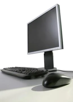 Computer office pc cut out outs cutout cutouts Stock Photos