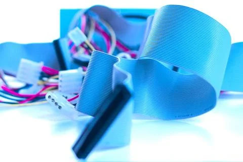 Computer office technology broadband cable data 스톡 사진