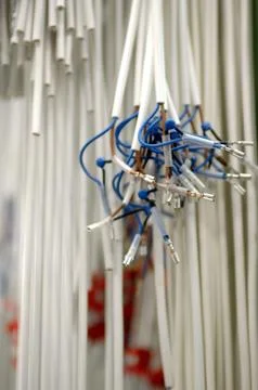 Computer office technology broadband cable data Stock Photos