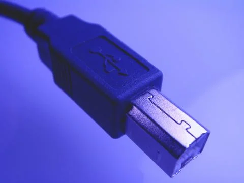 Computer office technology broadband cable data Stock Photos