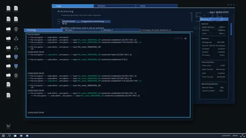 Computer Operation System Terminal Concept Stock Footage 137106730